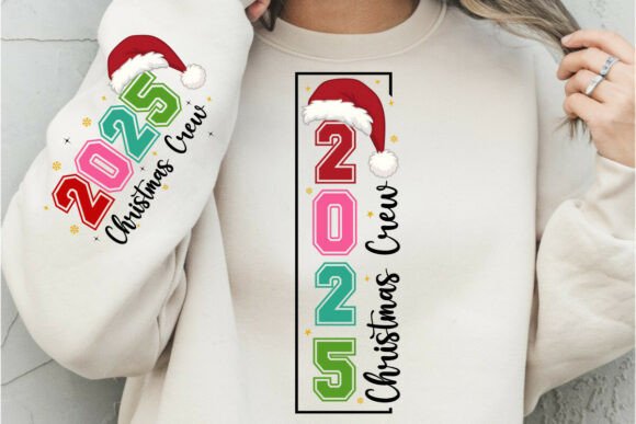 2025 Christmas Crew PNG: Festive Illustrations