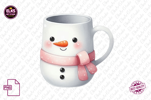 Christmas Cocoa Clipart: Cozy Illustrations for Holiday Design