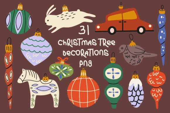 Festive Christmas Tree Illustrations Review