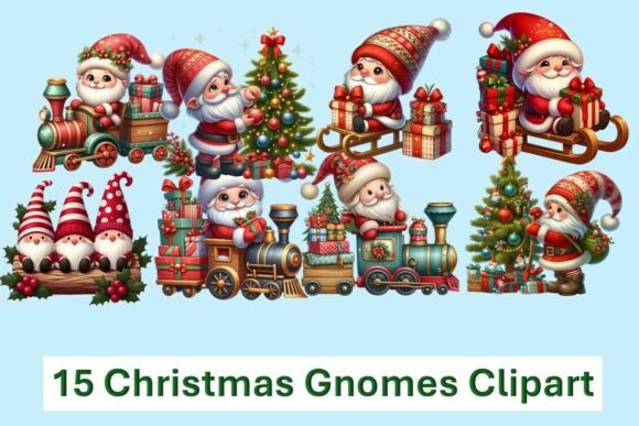 Review: 15 Christmas Gnomes Clipart Illustrations
