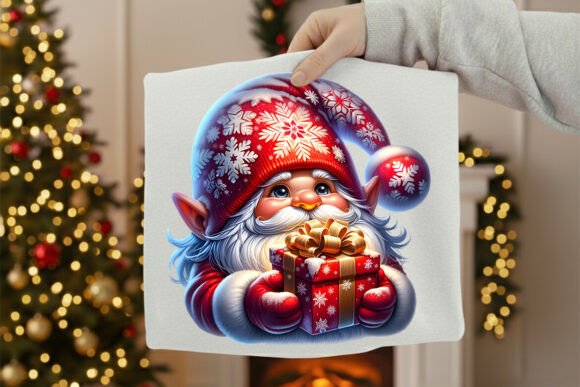 Review: Christmas Gnome Ice Skating Clipart PNG for Illustrations
