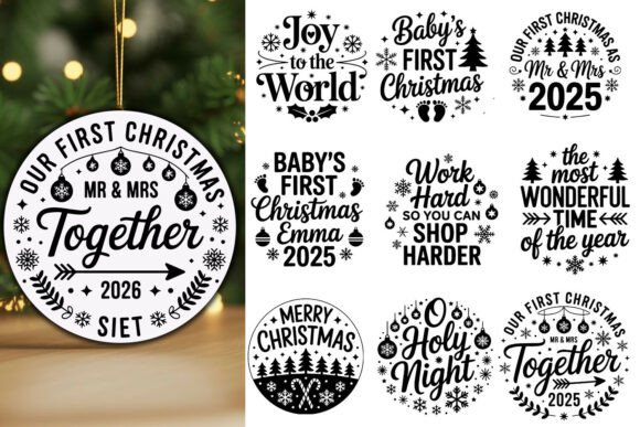 Review: Christmas Ornament Bundle Illustrations