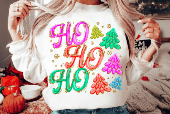 Review: Colorful Bubble Ho Ho Ho Christmas Trees Illustrations
