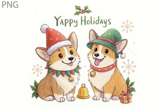 Review: Cute Christmas Dog Illustrations for Blogs