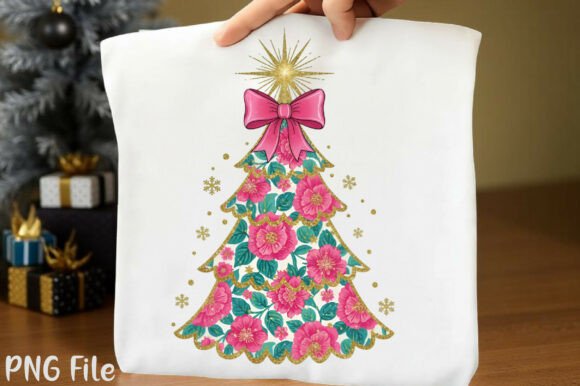 Review: Floral Christmas Coquette Tree Png Illustrations