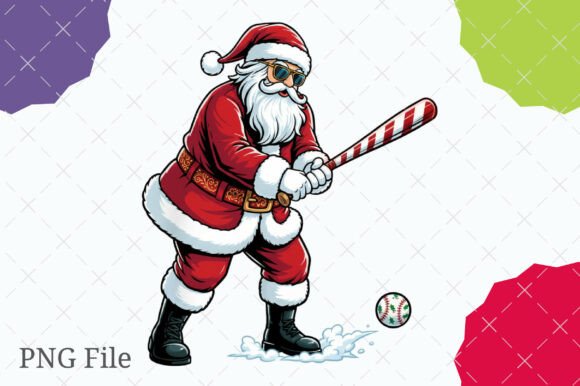 Review: Stitching the Christmas Baseball Santa PNG
