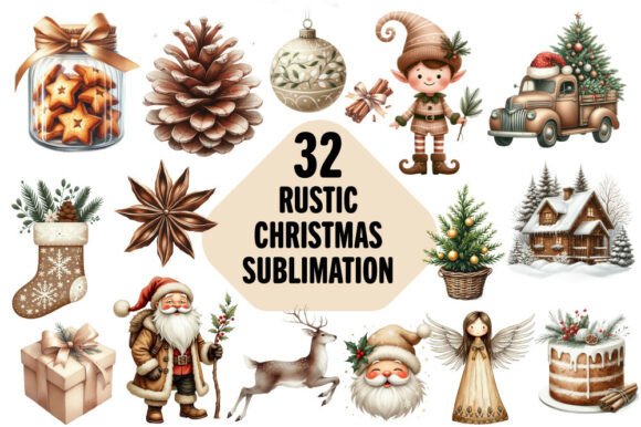 Rustic Christmas Sublimation Png Bundle: A Designer’s Review